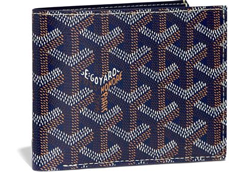 goyard mens wallet navy|Goyard men's wallet price.